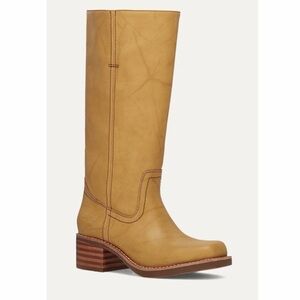 FRYE Miranda Mustard Yellow Tall Boots Campus